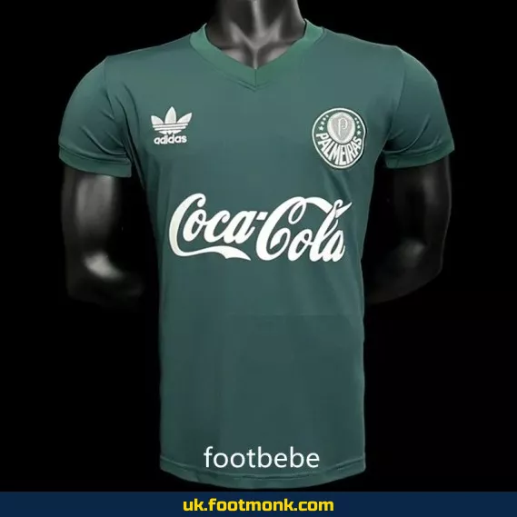 Palmeiras Vintage 1980 home green jersey.