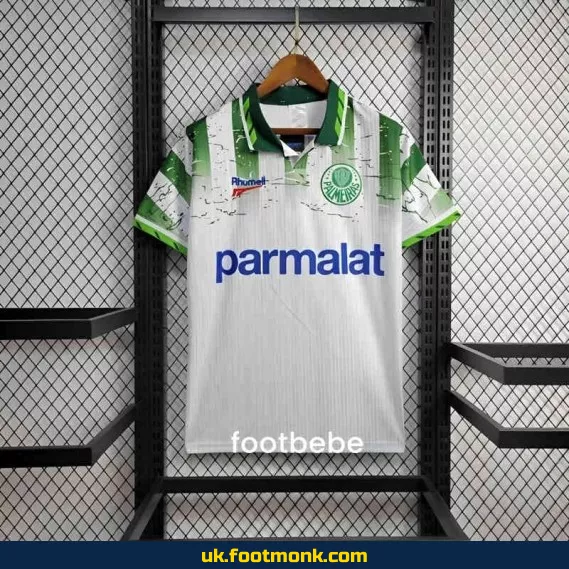 Palmeiras Vintage 1996 1997 away white jersey.