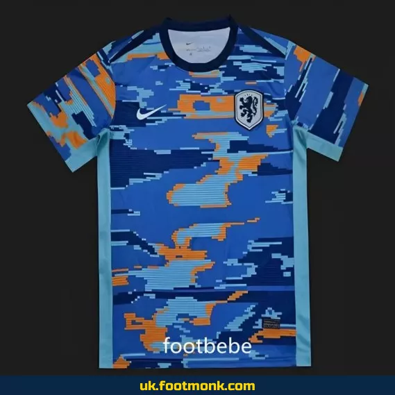 Netherlands 2024 blue training jersey.