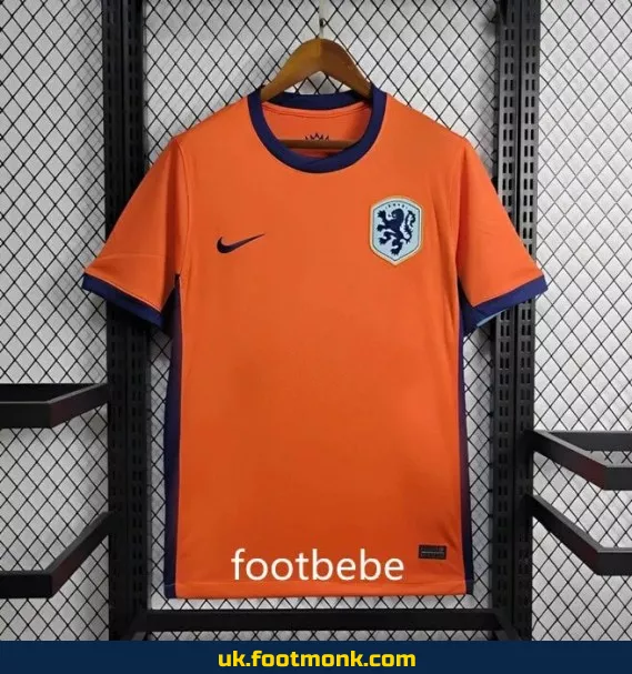 Netherlands 2024 home orange jersey.