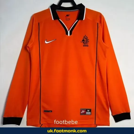 Netherlands 1998 vintage home long-sleeved jersey.