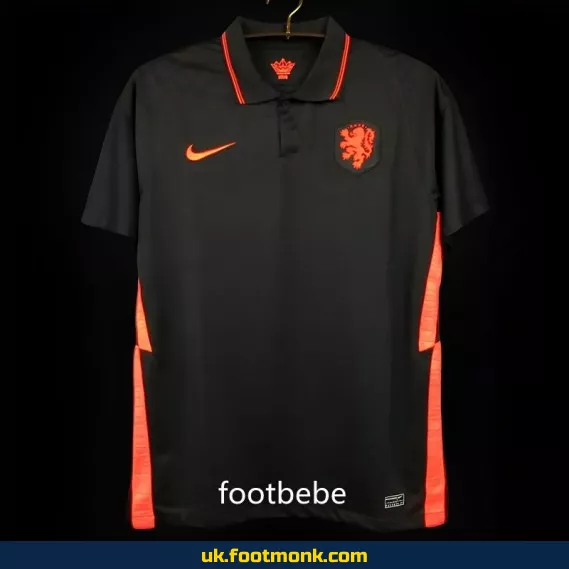 Netherlands 2020 away black vintage jersey.