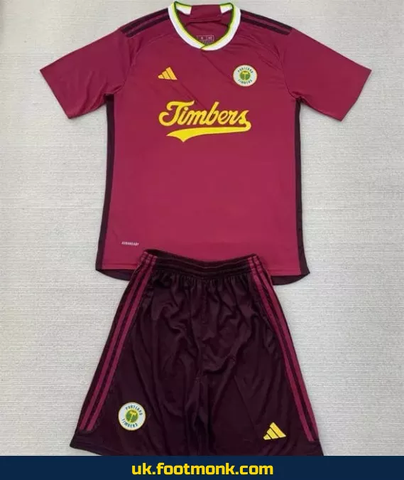 Portland Timbers 2024-2025 Kids Third Jersey.