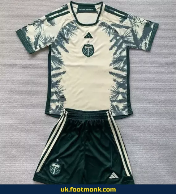 Portland Timbers 2024-2025 away jersey for kids.