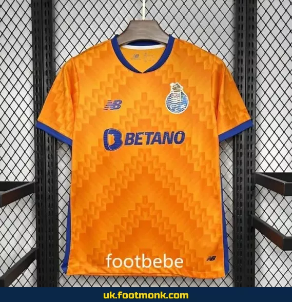 Porto away orange jersey 2024 2025.