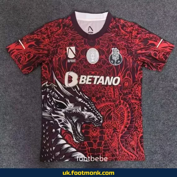 Porto jersey 2025 2026 red dragon.