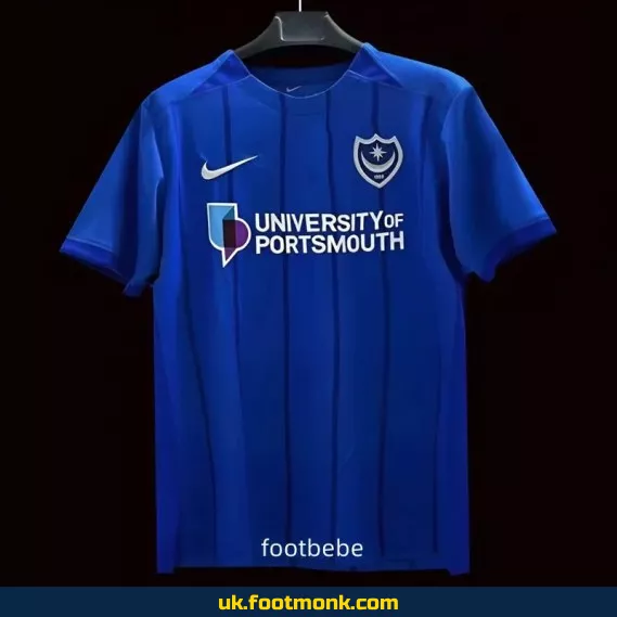 Portsmouth home jersey 2024-2025 blue.
