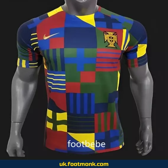 Portugal 2023 2024 Pre Match jersey color.