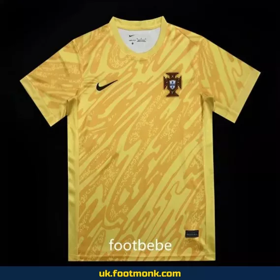 Portugal 2024 goalkeeper jersey yellow.
