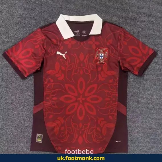 Portugal jersey 2025 2026 concept version red.