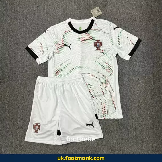 Portugal Kids Jersey 2025 2026 White.
