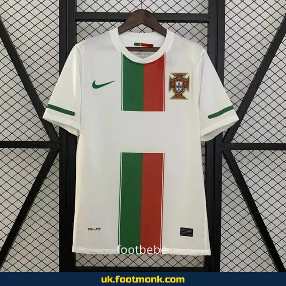 Portugal 2010 away vintage white jersey.