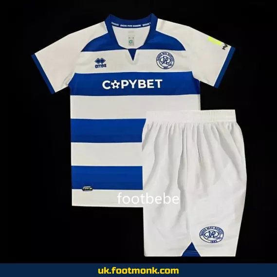 Queens Park Rangers home jersey for kids 2024-2025.