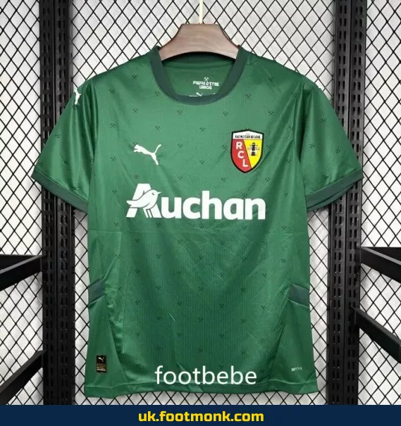 Dark green RC Lens jersey 2024 2025.