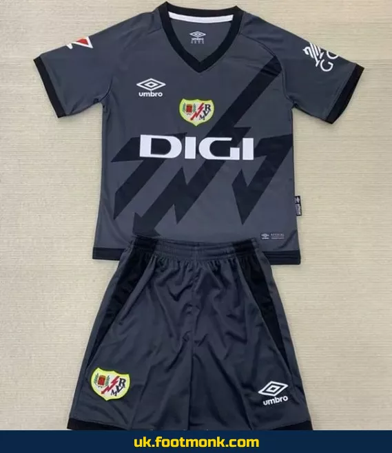 Rayo Vallecano 2024-2025 Third Kit for Kids.