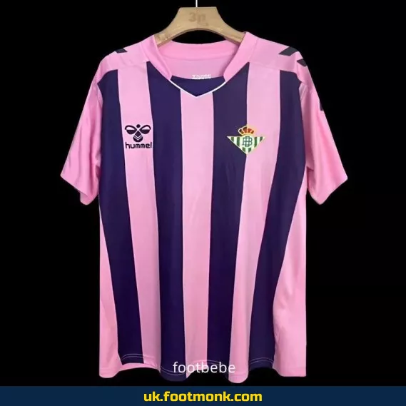 Real Betis jersey 2025 2026 pink.