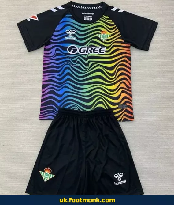 Real Betis Kids Jersey 2024-2025 black.