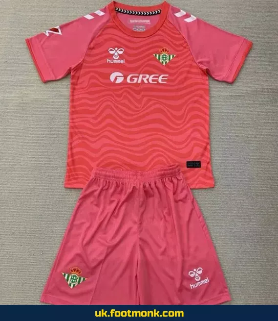 Real Betis Kids Jersey 2024 2025 red.