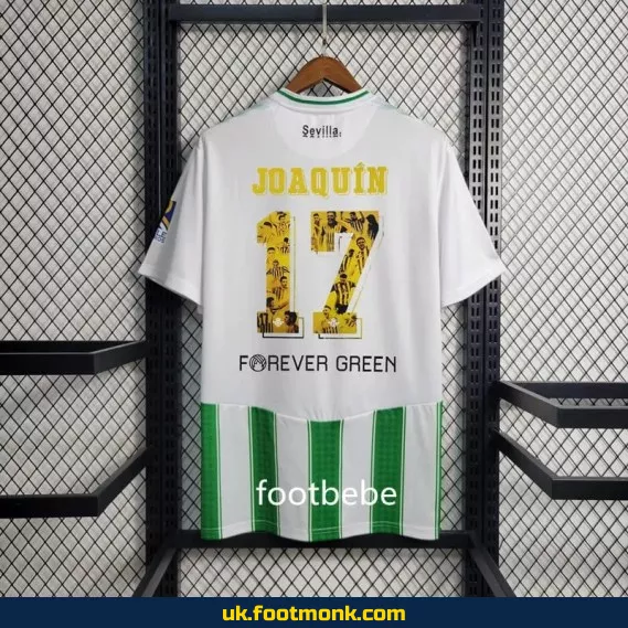 Real Betis home jersey JOAQUIN 17 2023 2024.