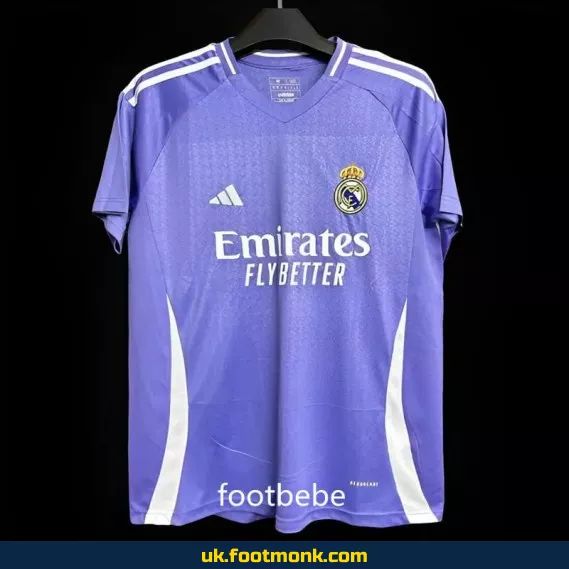 Real Madrid 2024 2025 away jersey Violet.