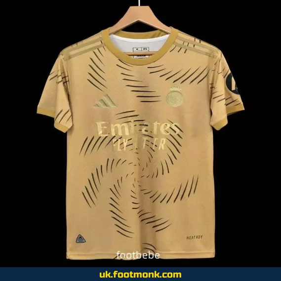Real Madrid 2025 2026 special gold edition jersey.