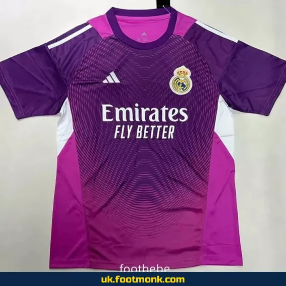 Real Madrid 2025 2026 Goalkeeper Jersey Purple.