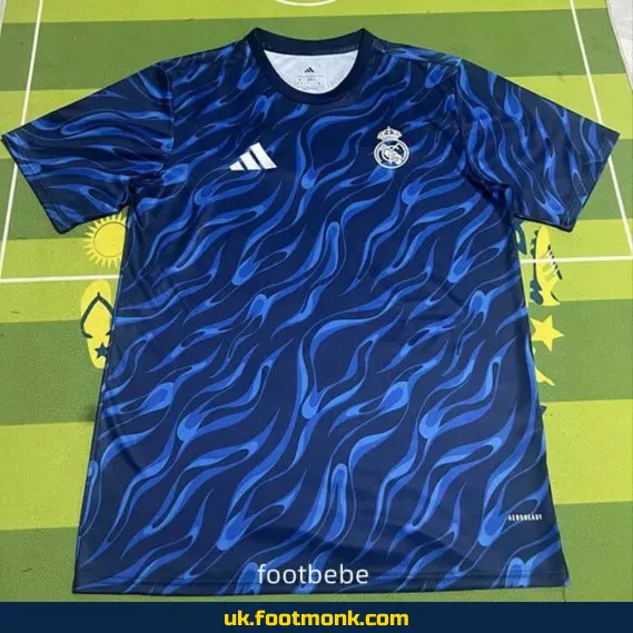Real Madrid 2025 2026 blue training jersey A.