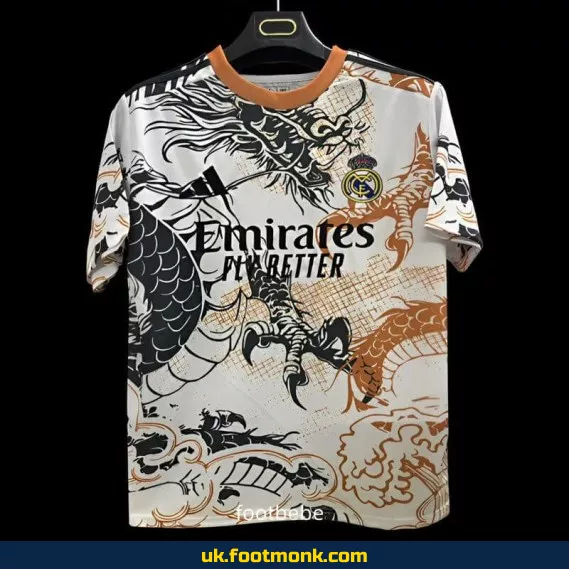 Real Madrid 2025-2026 dragon concept jersey.