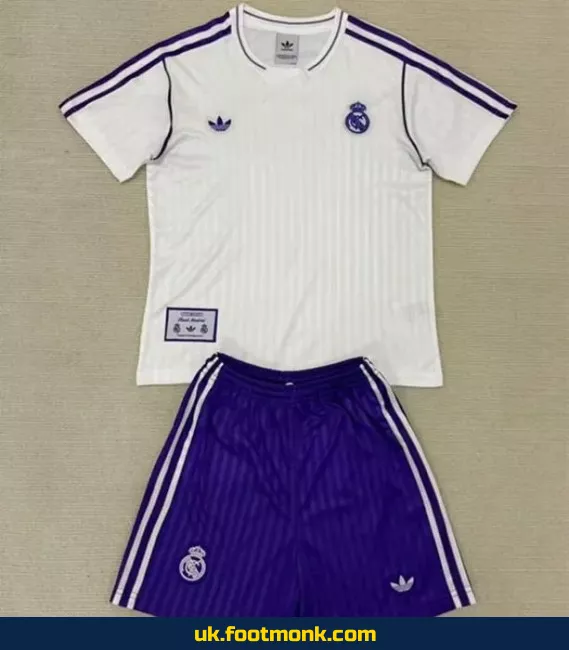 Real Madrid Kids Jersey 2025 2026 White.