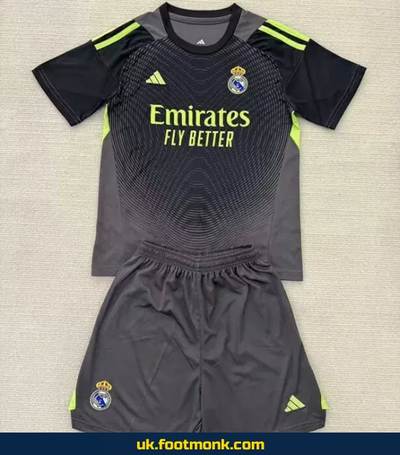 Real Madrid Kids Jersey 2025 2026 Black.