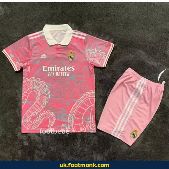 Real Madrid Kids Jersey 2025 2026 Pink.