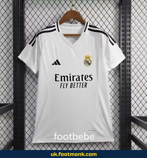 Real Madrid Women's 2024-2025 home jersey White.