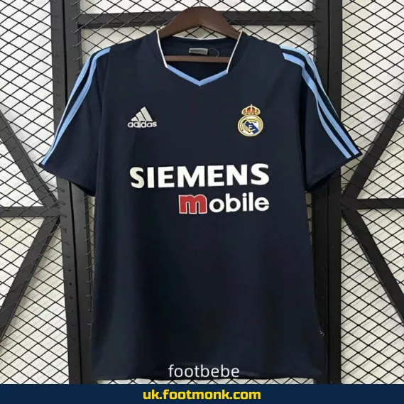 Real Madrid Vintage 2003 2004 away jersey.