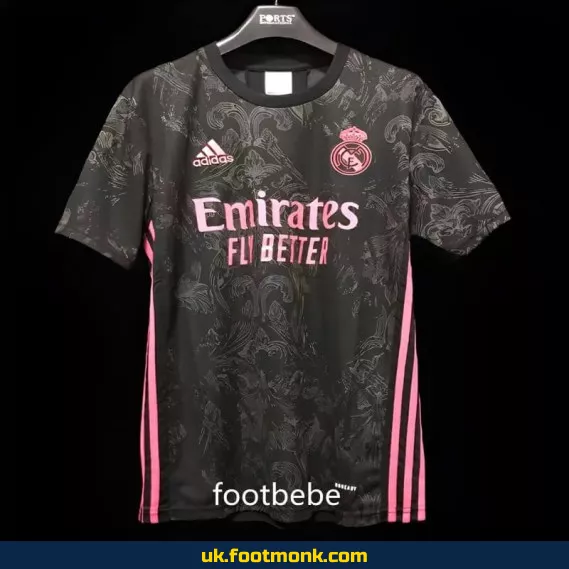 Real Madrid Vintage 2020-2021 Third Black Jersey.