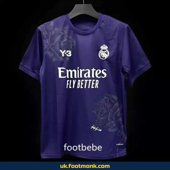 Real Madrid jersey Y3 2024 2025 Violet.