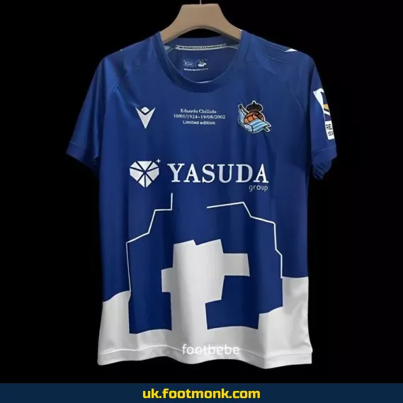 Real Sociedad Chillida 2024-2025 special edition jersey.