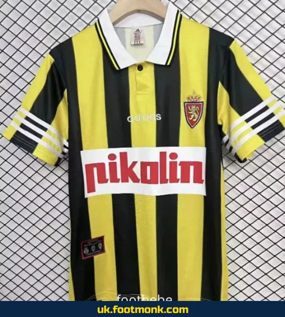 Real Zaragoza Vintage 1995-1996 Third Jersey.