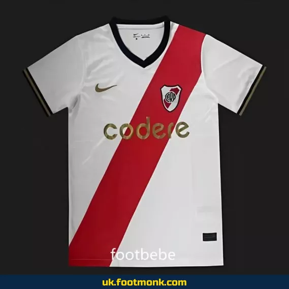 River Plate 2024-2025 home jersey white.
