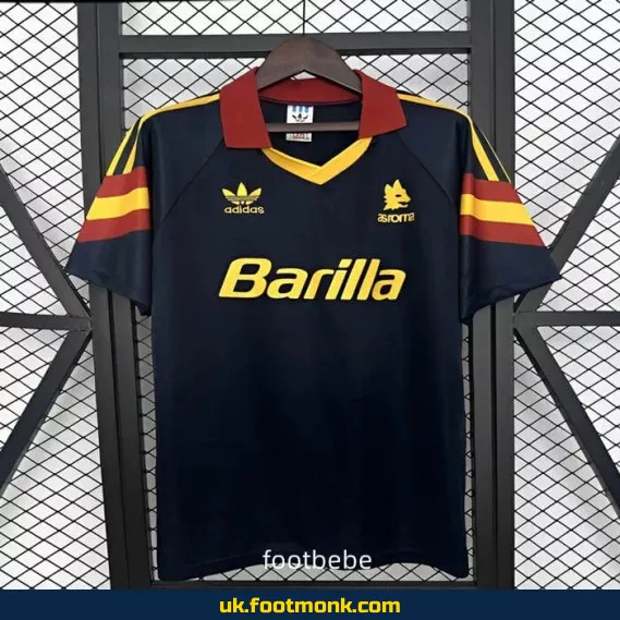 1991 1992 away vintage Roma jersey.