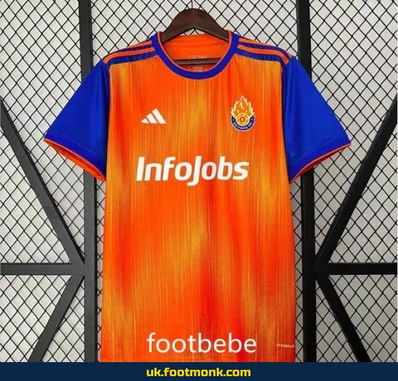 SAIYANS FC 2024 2025 home orange jersey.