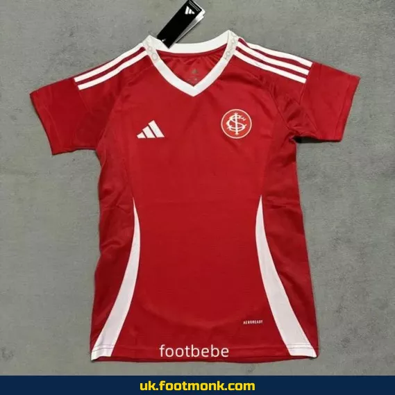 SC Internacional Women's 2025-2026 home red jersey.