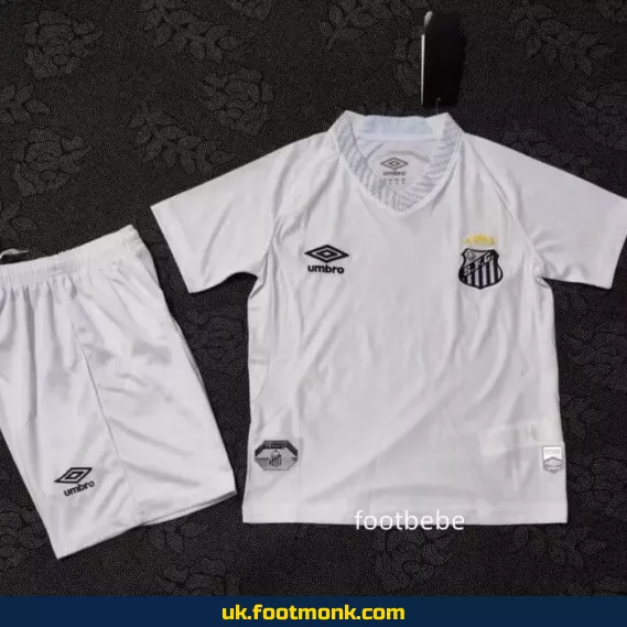 Santos home jersey for kids 2025 2026.