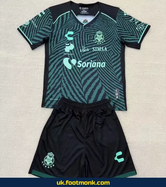 Santos Laguna 2025 away jersey for kids.