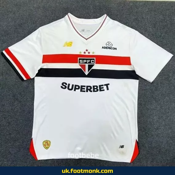 São Paulo home jersey 2025 2026 white.