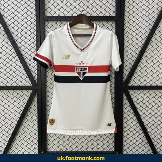 São Paulo Women's Home Jersey 2025-2026 White.