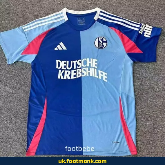 Schalke 04 jersey 2024 2025 blue.