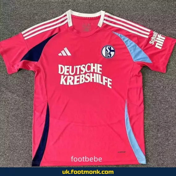 Schalke 04 jersey 2024 2025 red.