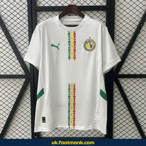 Senegal home jersey 2024 2025 white.
