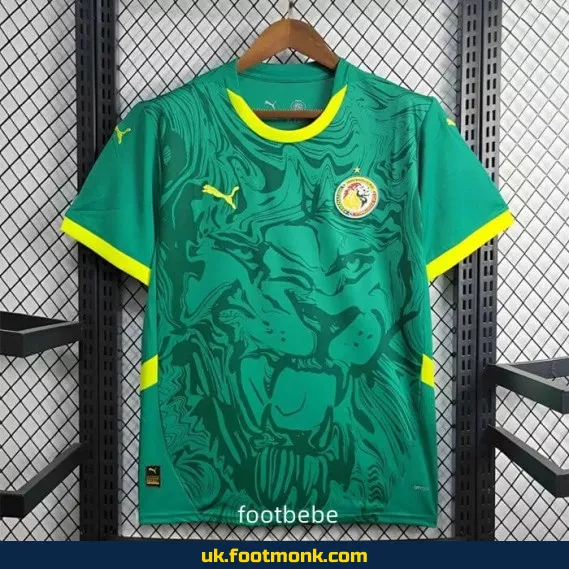 Senegal 2024-2025 away green jersey.