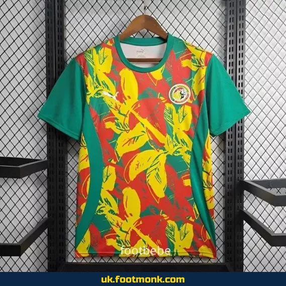 Senegal 2024 2025 special edition green jersey.
